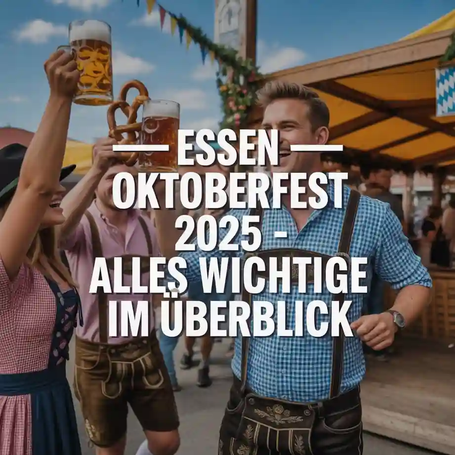 Essen Oktoberfest 2025 – Termine, Tickets & Musik erleben 1 Essen Oktoberfest 2025 Guide mit Stimmung und Tradition