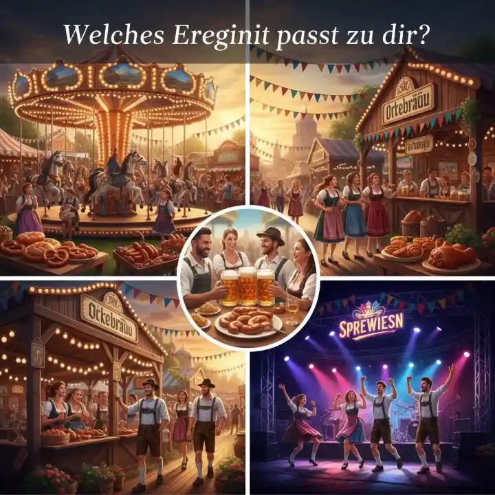 Oktoberfest Berlin 2025 – Wiesn-Feeling in der Hauptstadt 6 Welches Ereignis passt zu dir?
