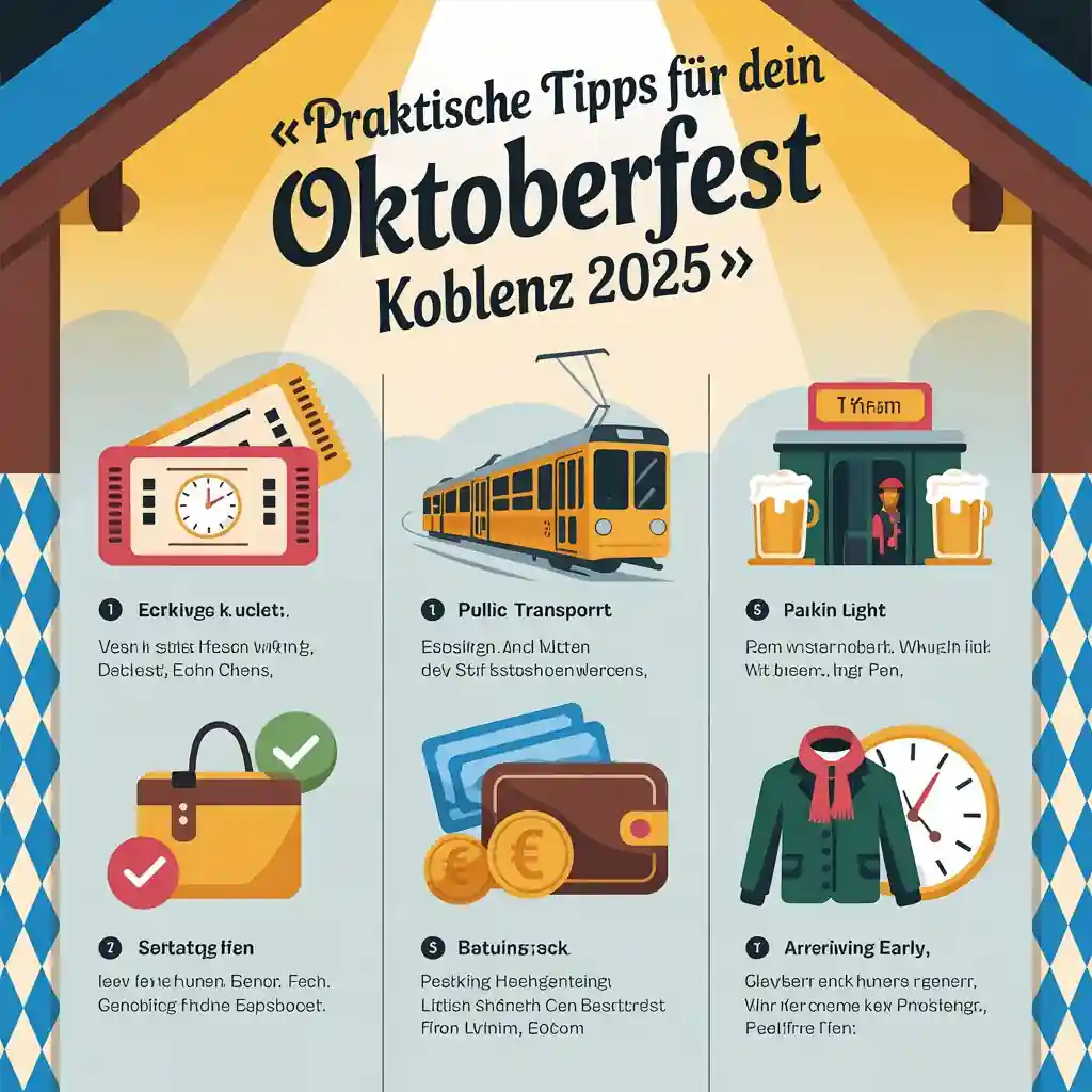 Oktoberfest Koblenz 2025 – Programm, Musik & Wiesn-Stimmung 8 Praktische Tipps