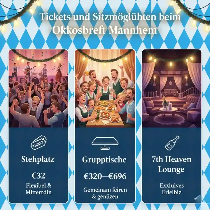Oktoberfest Mannheim – Wiesn-Stimmung & Highlights erleben 5 Tickets und Sitzmöglichkeiten beim Oktoberfest Mannheim