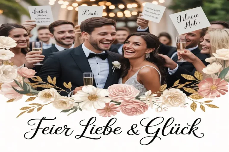 Spruch zur Hochzeit: Moderne, Lustige und Persönliche Glückwünsche für den schönsten Tag 16 Spruch zur Hochzeit mit Freunden, die moderne, lustige und persönliche Hochzeitssprüche teilen."