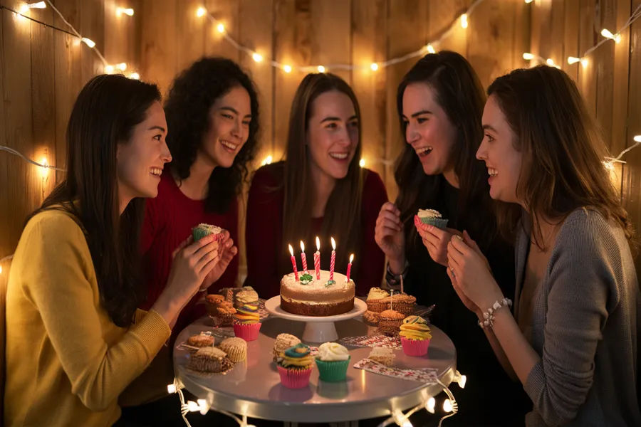 Freunde feiern günstige und stilvolle Ideen Geburtstagsfeier Erwachsene zuhause