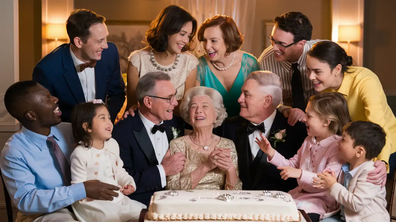 Diamantene Hochzeit – Bedeutung, Sprüche & Ideen für das 60. Ehejubiläum 8 Familie feiert Diamantene Hochzeit mit Reden und Beispielen aus 60 Jahren Ehe