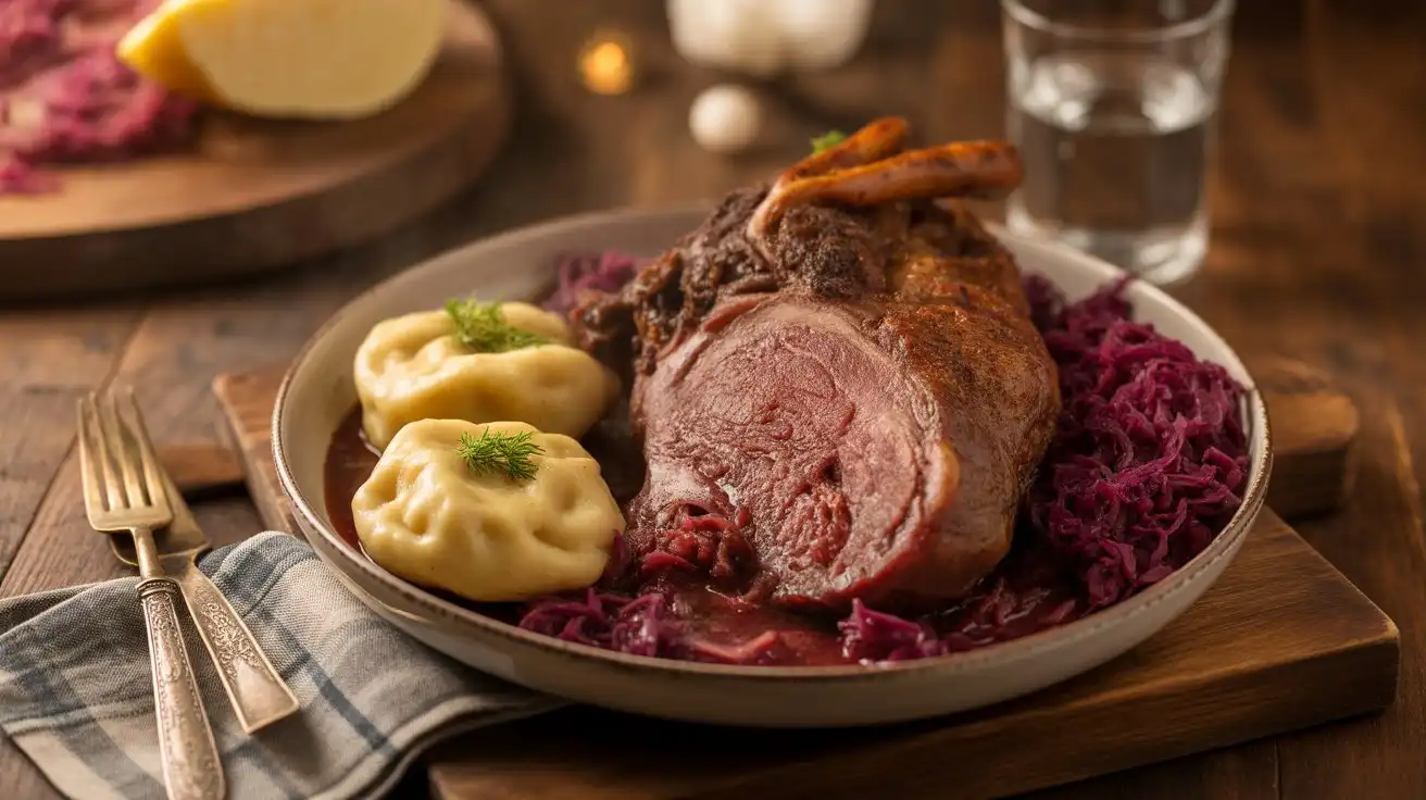 Ochsenbraterei: Ein Stück bayerische Tradition auf dem Oktoberfest 2 Ochsenbraterei Speisekarte mit Ochsenbraten und Knödeln