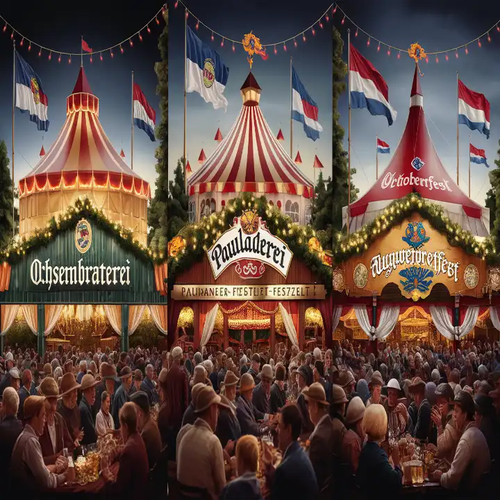 Ochsenbraterei: Ein Stück bayerische Tradition auf dem Oktoberfest 6 Vergleich Ochsenbraterei mit Paulaner Festzelt und Augustiner Festzelt auf dem Oktoberfest